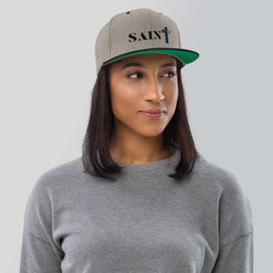 SAINT Blue Line Cross Snapback Hat - Special Edition Colors